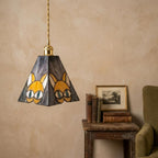 Stained Glass Cat Pendant Light - product view 9