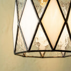 Black White Stained Glass Pendant Light - product view 2