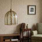 Dome Stained Glass Pendant Light - product view 8