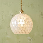 Capiz Shell Globe Pendant Light - product view 3