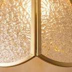 Clear Textured Glass Pendant Light - product view 2
