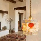 Seashell Mosaic Pendant Light - product view 2