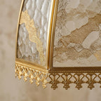 Clear Textured Glass Dome Pendant Light - product view 4