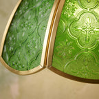 Green Textured Glass Pendant Light - product view 2