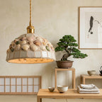 Seashell Mosaic Glass Pendant Light - product view 10