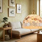 Seashell Mosaic Glass Pendant Light - product view 9