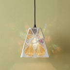 Amber Blue Shell Mosaic Pendant Light - product view 2