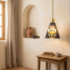Stained Glass Cat Pendant Light - product view 6