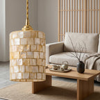 Mother of Pearl Mosaic Pendant Light - product view 7