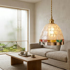 Mosaic Glass Colorful Bohemian Pendant Light - product view 9