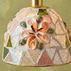 Coastal Mosaic Glass Pendant Light - product view 3