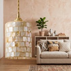 Mother of Pearl Mosaic Pendant Light - product view 8
