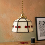 Small Stained Glass Pendant Light - product view 5