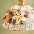 Seashell Mosaic Glass Pendant Light - product view 5