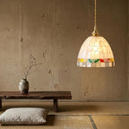 Mosaic Glass Colorful Bohemian Pendant Light - product view 3