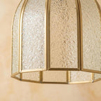 Textured Glass Dome Pendant Light - product view 2