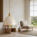 Mosaic Glass Colorful Bohemian Pendant Light - product view 6