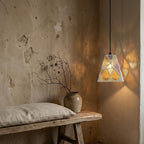 Amber Blue Shell Mosaic Pendant Light - product view 7