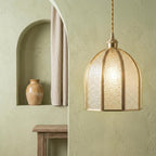 Textured Glass Dome Pendant Light - product view 8
