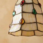 Cream Stained Glass Pendant Light - product view 3
