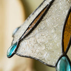 Stained Glass Pendant Light Shade Blue - product view 3