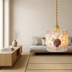 Seashell Mosaic Pendant Light - product view 6