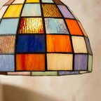Colorful Stained Glass Dome Pendant Light - product view 3