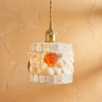 Seashell Mosaic Pendant Light by AuroraeGlass