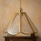 Clear Textured Glass Pendant Light - product view 10