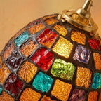 Mosaic Glass Maximalist Eclectic Pendant Light - product view 9