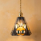 Stained Glass Cat Pendant Light - product view 5
