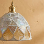 Mosaic Shell Pendant Light - product view 2
