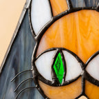 Stained Glass Cat Pendant Light - product view 2