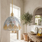 Mosaic Shell Pendant Light - product view 10