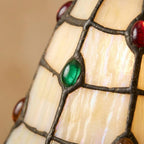 Cream Stained Glass Pendant Light - product view 2
