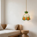 Stained Glass Tulip Pendant Light - product view 9