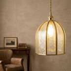 Dome Stained Glass Pendant Light - product view 9