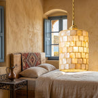 Mother of Pearl Mosaic Pendant Light - product view 5