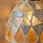 Mosaic Shell Pendant Light - product view 4