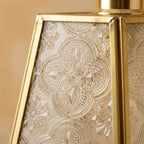 Geometric Textured Glass Art Deco Pendant Light - product view 3