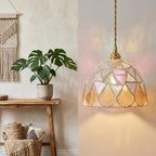 Mosaic Shell Pendant Light - product view 7