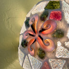 Coastal Mosaic Glass Pendant Light - product view 4