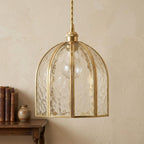 Dome Stained Glass Pendant Light - product view 6