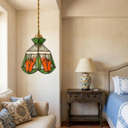 Stained Glass Tulip Pendant Light - product view 10