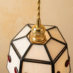 Small Stained Glass Pendant Light - product view 4