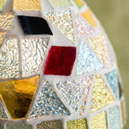 Iridescent Mosaic Glass Pendant Light - product view 2
