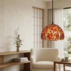 Red Agate Mosaic Glass Pendant Light - product view 10