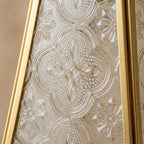 Gold Patterned Glass Pendant Light - product view 3