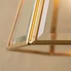 Clear Glass Geometric Pendant Light - product view 2
