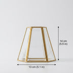 Clear Glass Geometric Pendant Light - product view 10